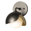 Brooklyn 1-Light Double Shade Bath Sconce