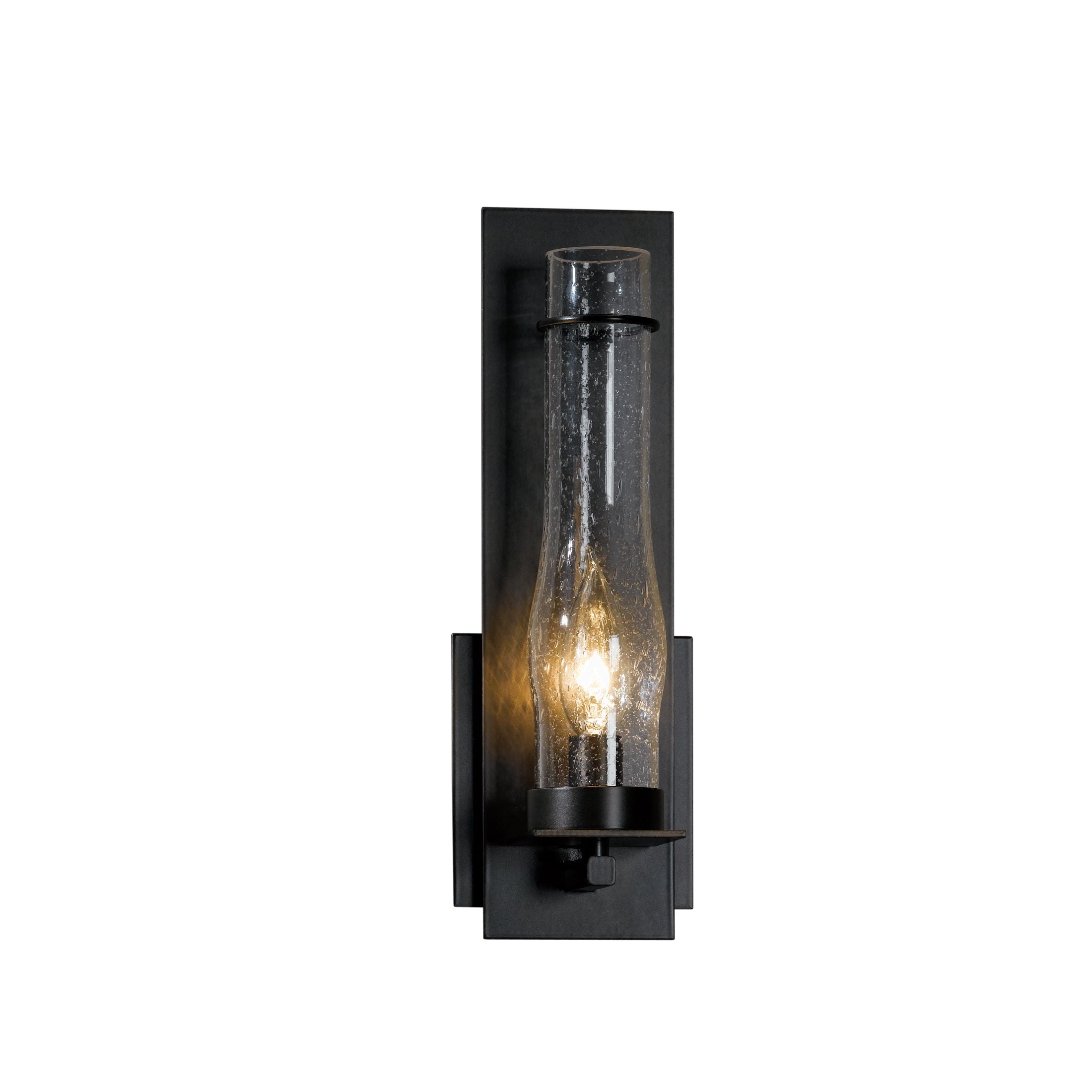 New Town Sconce with Hurricane Glass