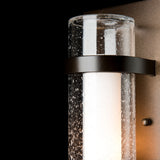 Banded Seeded Glass Indoor Sconce