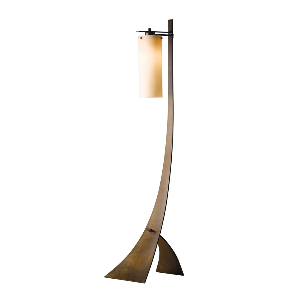 Stasis Floor Lamp with Glass Shade