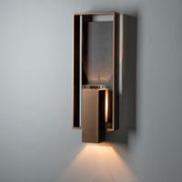 Shadow Box Large w/Slate Outdoor Sconce