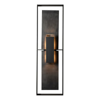 Shadow Box Tall w/Slate Outdoor Sconce