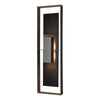 Shadow Box Extra Tall w/Slate Outdoor Sconce