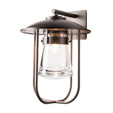 Erlenmeyer Large Outdoor sconce in Coastal Dark Smoke by Hubbardton forge