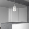 Percy 1 Light Metal and Glass Pendant