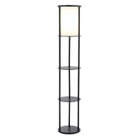 Stewart Round Shelf Floor Lamp