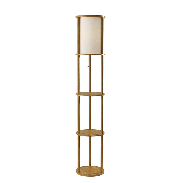 Stewart Round Shelf Floor Lamp