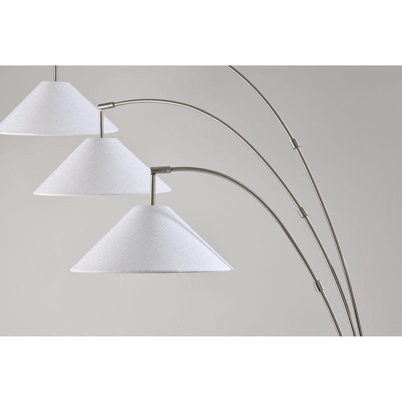 Braxton 3-Arm Arc Lamp