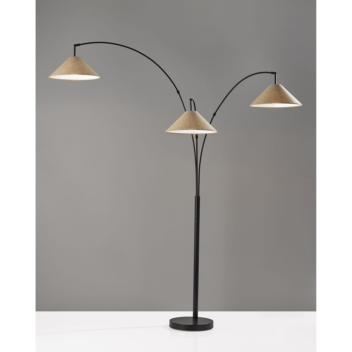 Braxton 3-Arm Arc Lamp