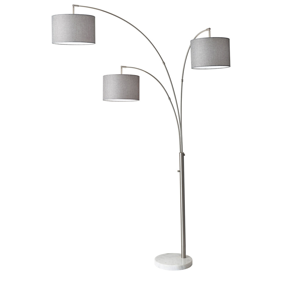 Bowery 3-Arm Arc Lamp – Arevco Lighting Ottawa