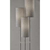 Trio Shelf Floor Lamp- Grey