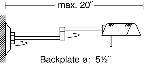 8170 single-arm sconce  - 5