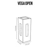 Vega Open Wall Sconce