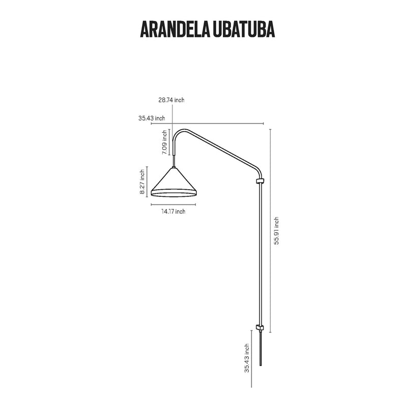 Ubatuba Swing Arm Lamps