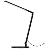 z-bar solo mini LED desk lamp, metallic black, warm or cool light, Koncept lighting