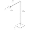 mosso pro floor lamp, led, technical drawing, specifications, koncept