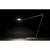 Mosso Pro LED desk lamp, metallic black finish cool light on