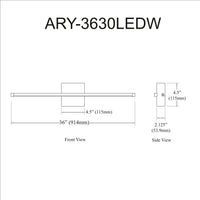 Array 30W Wall sconce