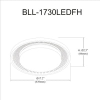 Boullier 30W Flush Mount Ceiling Light