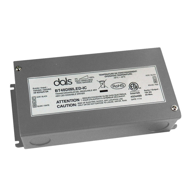Dals 48W LED Hardwire Driver Class 2 Non-ic Rated