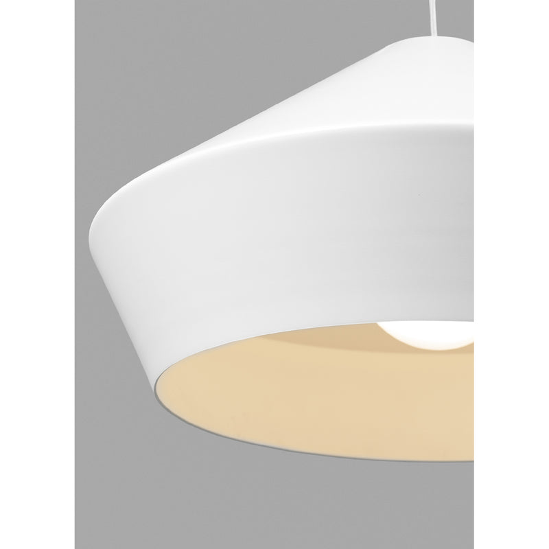 Brummel Grande Pendant - Matte White - details - Tech Lighting