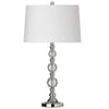 1LT Table Lamp Cut Crystal Ball