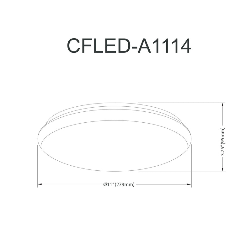 Ceiling Flush 14W 280mm