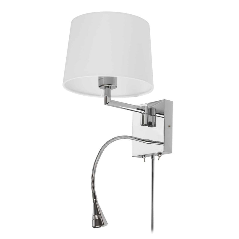 Wall Sconce with Reading Lamp