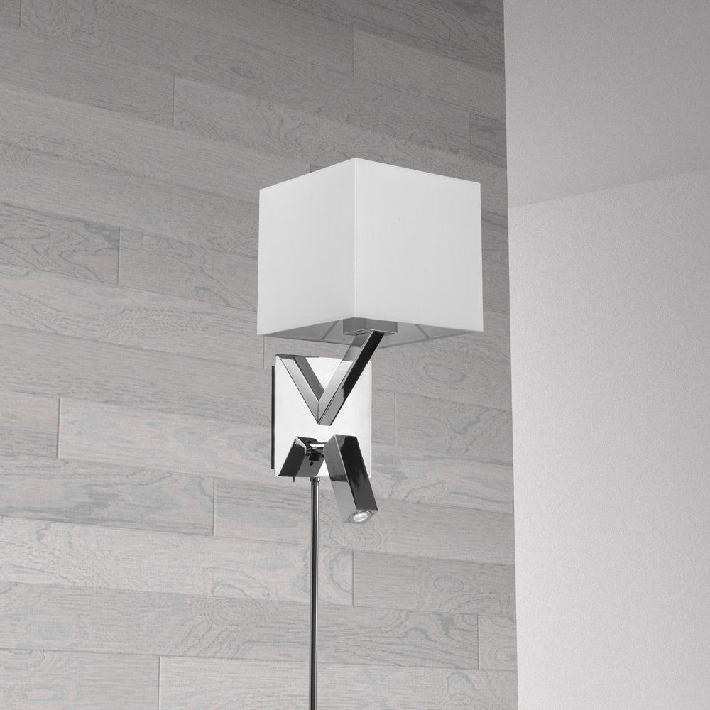 Wall Sconce with Reading Lamp