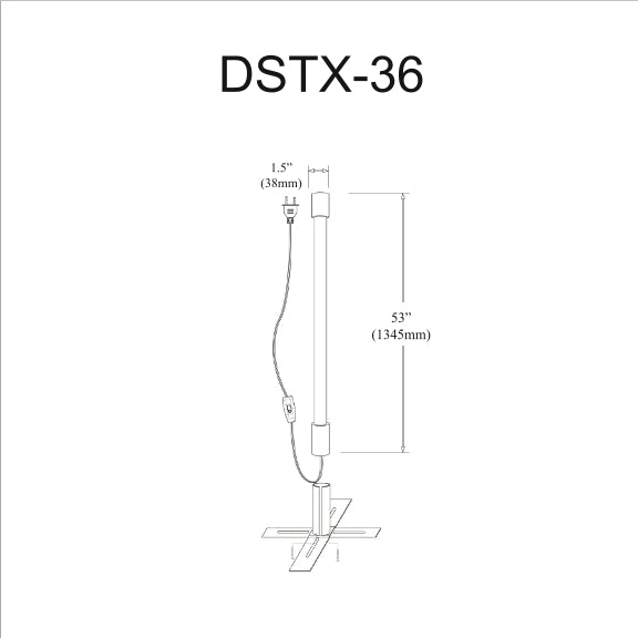 Drum Indoor FluorLite Stik with Stand