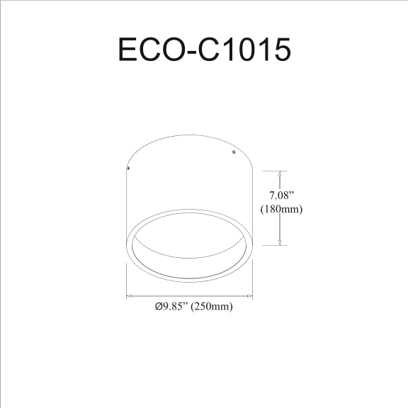 Echo 15W Flush Mount