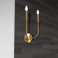 Eleano 2 Incandescent Wall Sconce Light