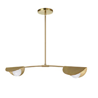 Emma 2 Light Halogen Horiz Pendant