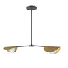 Emma 2 Light Halogen Horiz Pendant