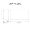 Emery 20W Wall Sconce