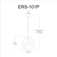 Eris 1 Incandescent LED Pendant Light