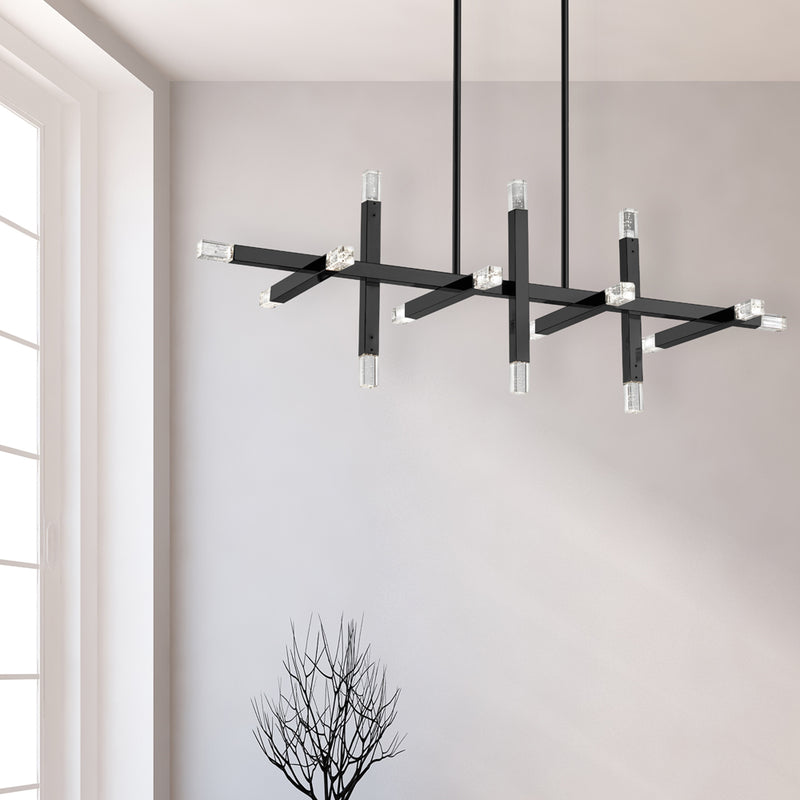 Francesca 48W LED Horiz Chandelier