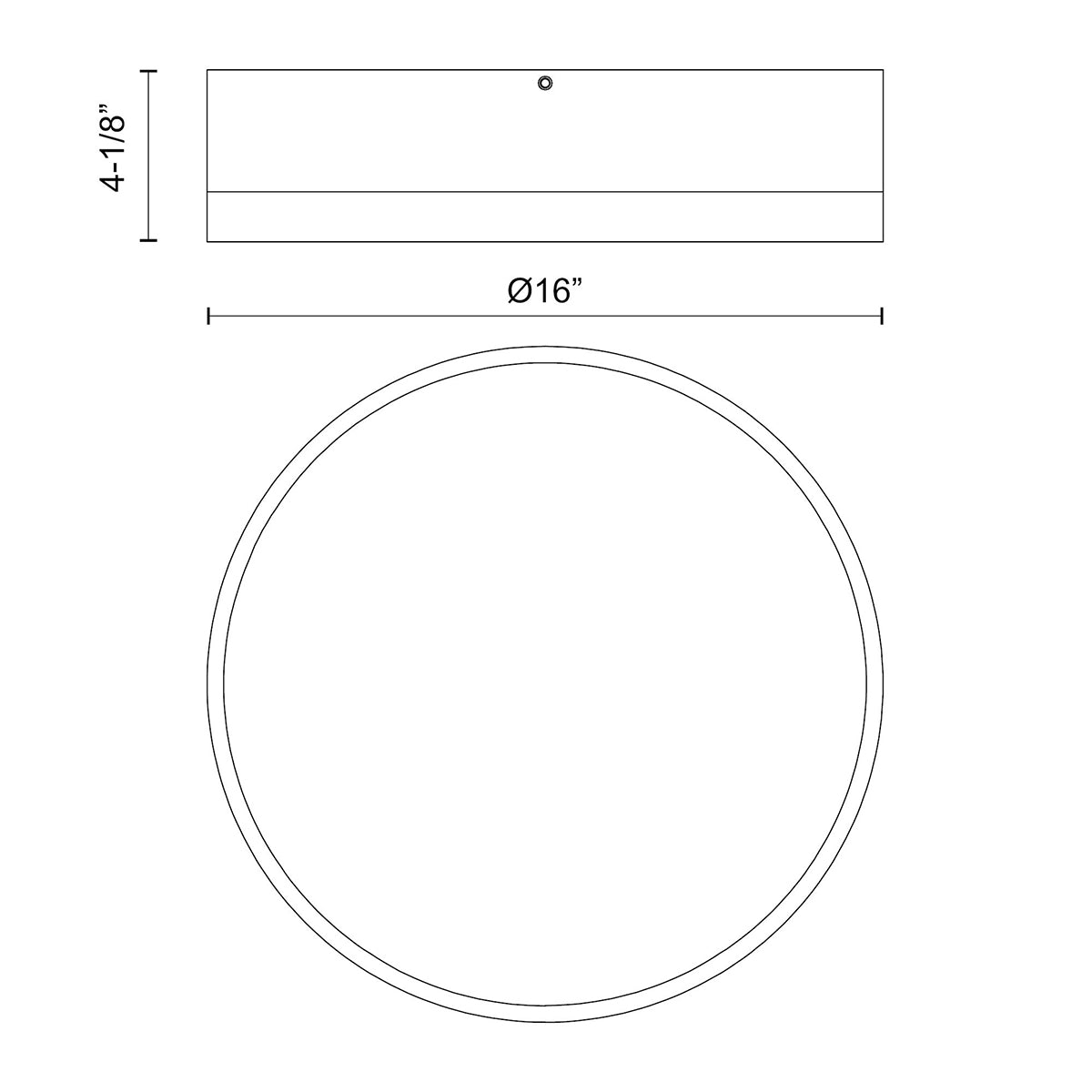 Brisbane 16" Flush Mount