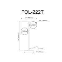 Folgar 2 Light Incandescent Table Lamp