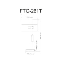 Fitzgerald 1 Light Incandescent Table Lamp