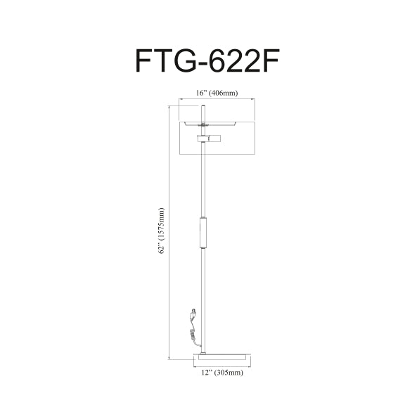 Fitzgerald 1 Light Incandescent Floor Lamp