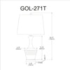 Goliath 1 Light 17 inchIncandescent Table Lamp