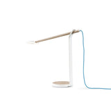 GRAVY DESK LAMP, WHITE/OAK FINISH, LED, KONCEPT