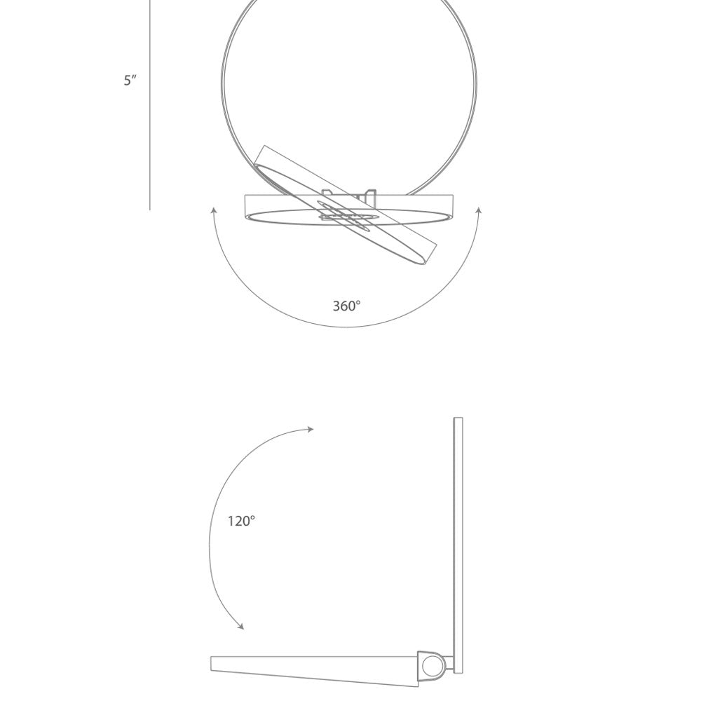 GRAVY LED WALL SCONCE SPECIFICATION SHEET