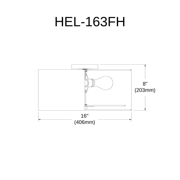 Helena 3 Light Flush-Mount