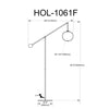 Holly 1 Light Incandescent Floor Lamp