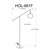 Holly 1 Light Incandescent Floor Lamp