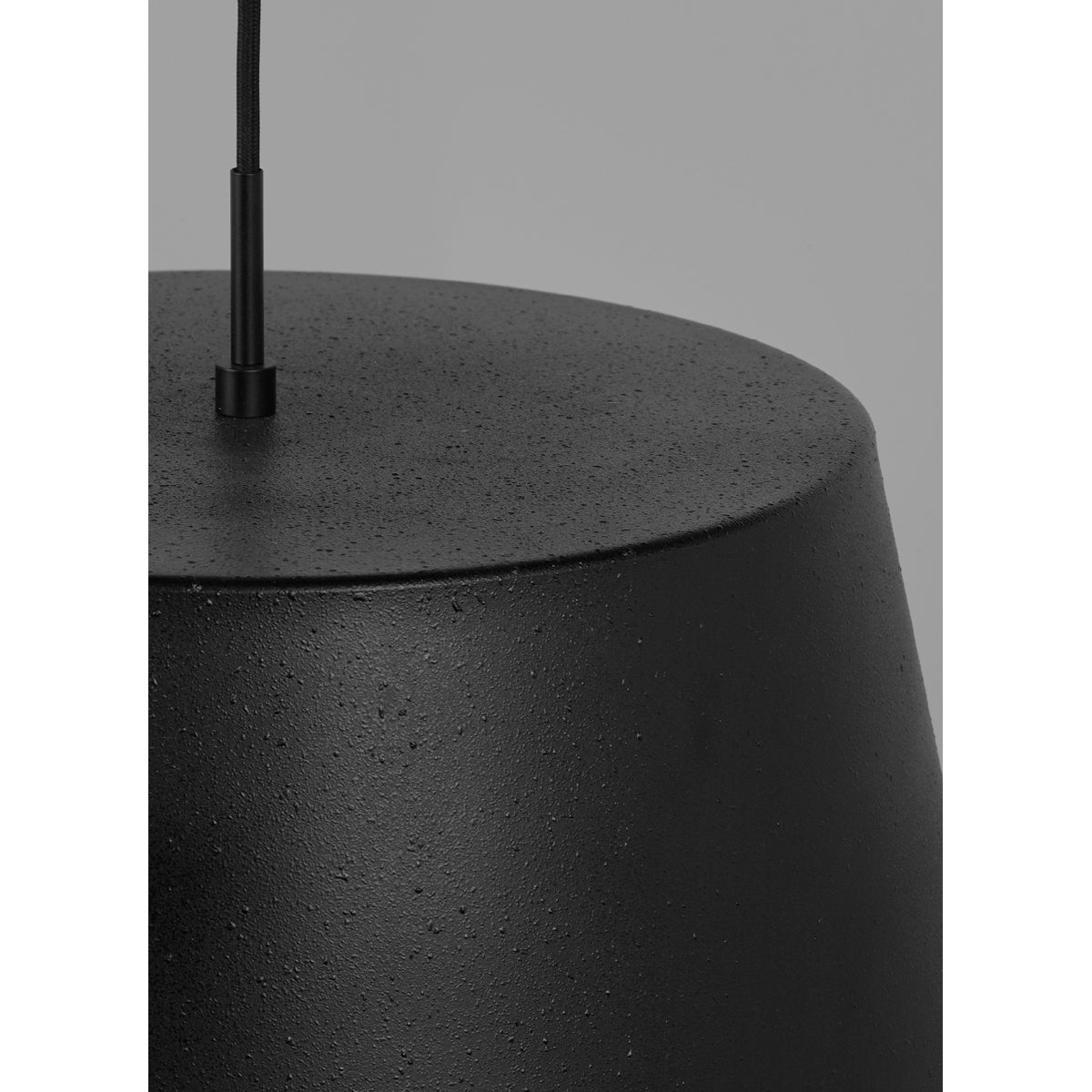 Detail view of Black Henley Pendant from Tech Lighting