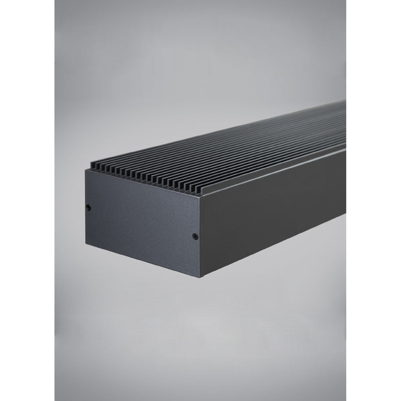 details of black knox linear suspension from tech lighting