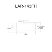 Larkin 14" Flush-Mount Lighting